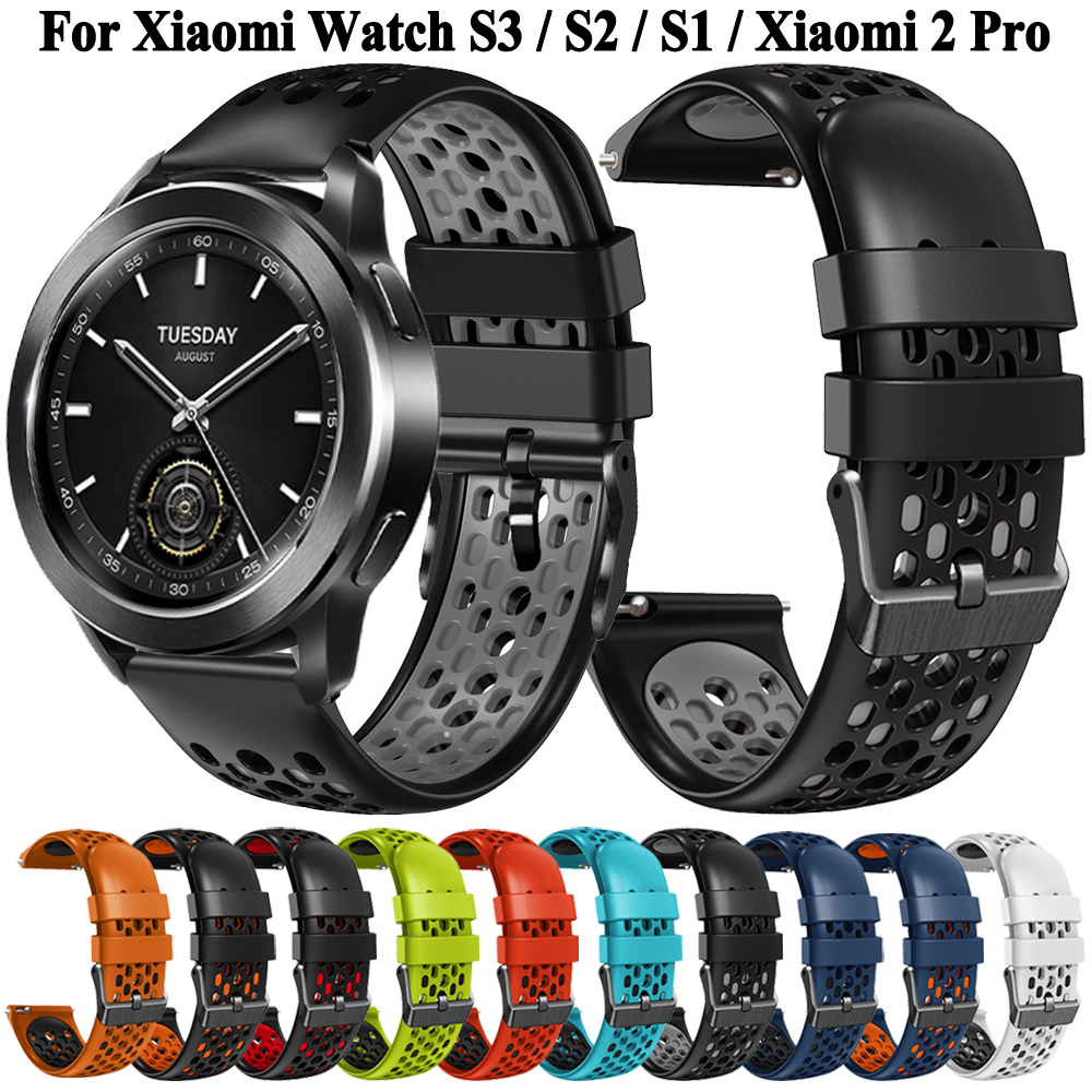 Xiaomi Smartwatch S3 Accessories - Breathable Silicone Watchband Strap For Xiaomi