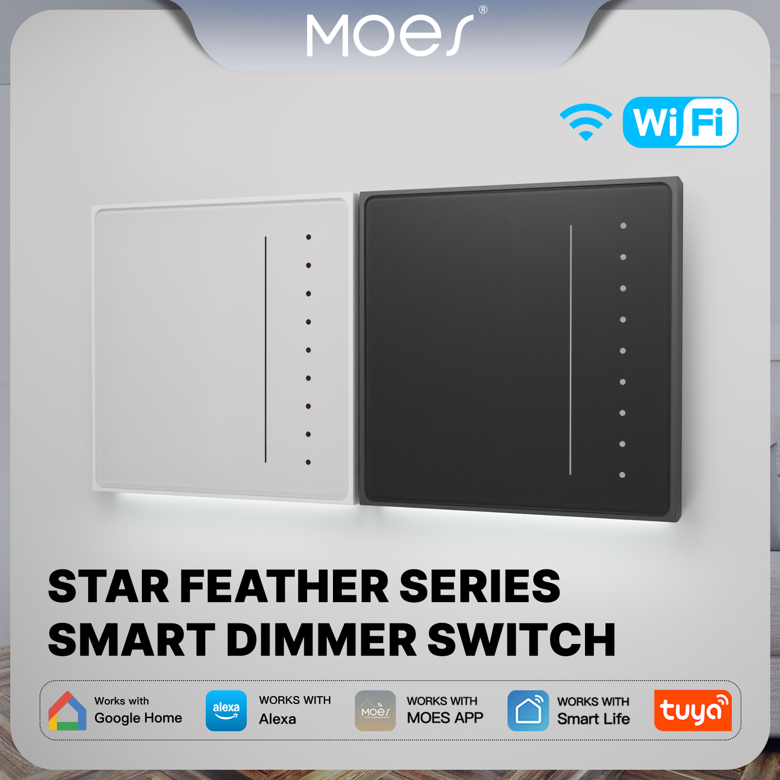 Smart Accessories - MOES Tuya WiFi/Zigbee Star Feather Series