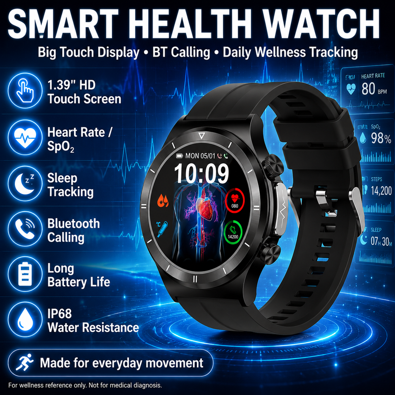 Smartwatch M Active - ECG GEJIAN 1.39 