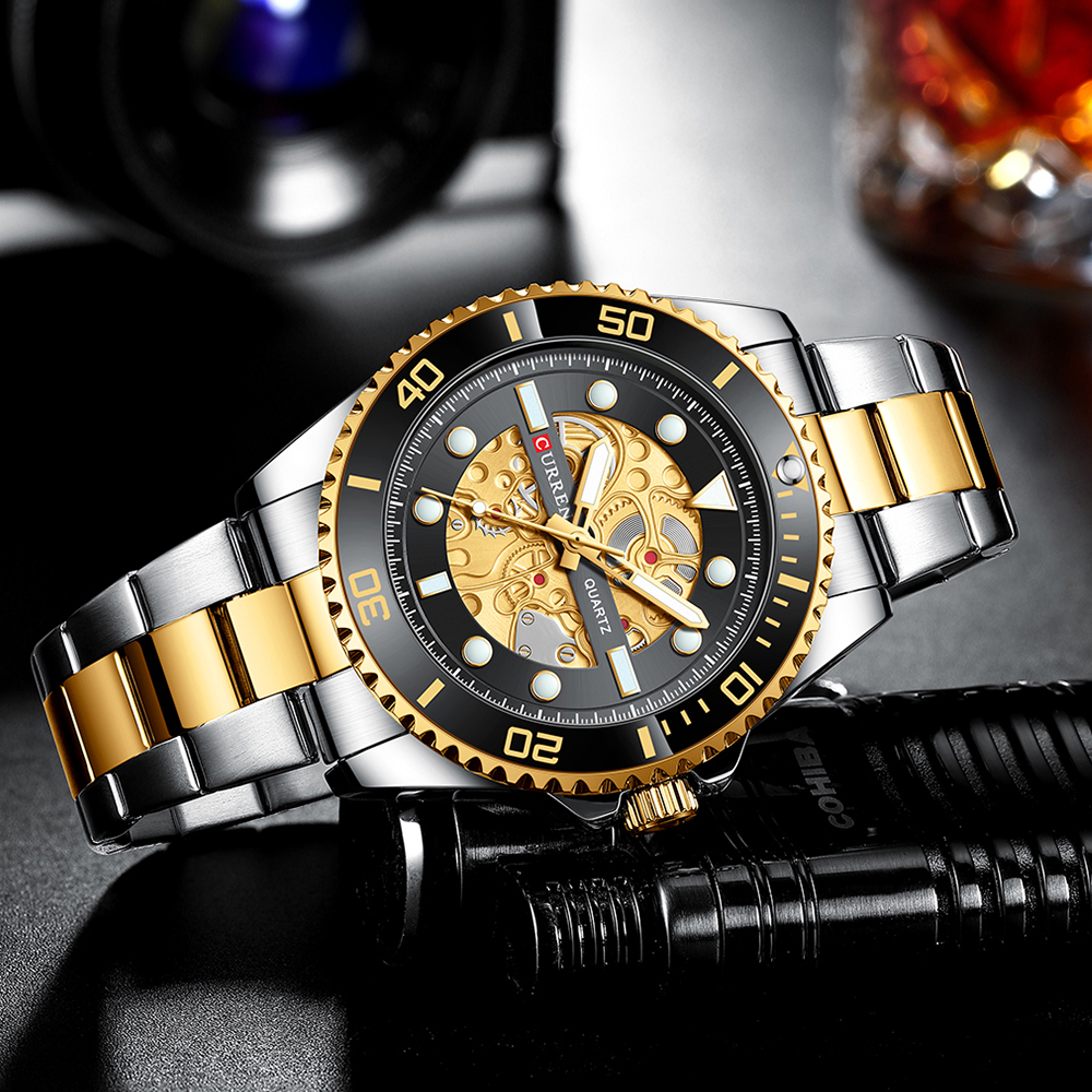 CURREN Watches Imitated Mechan - Smartwatch Guess 리뷰 및 가격