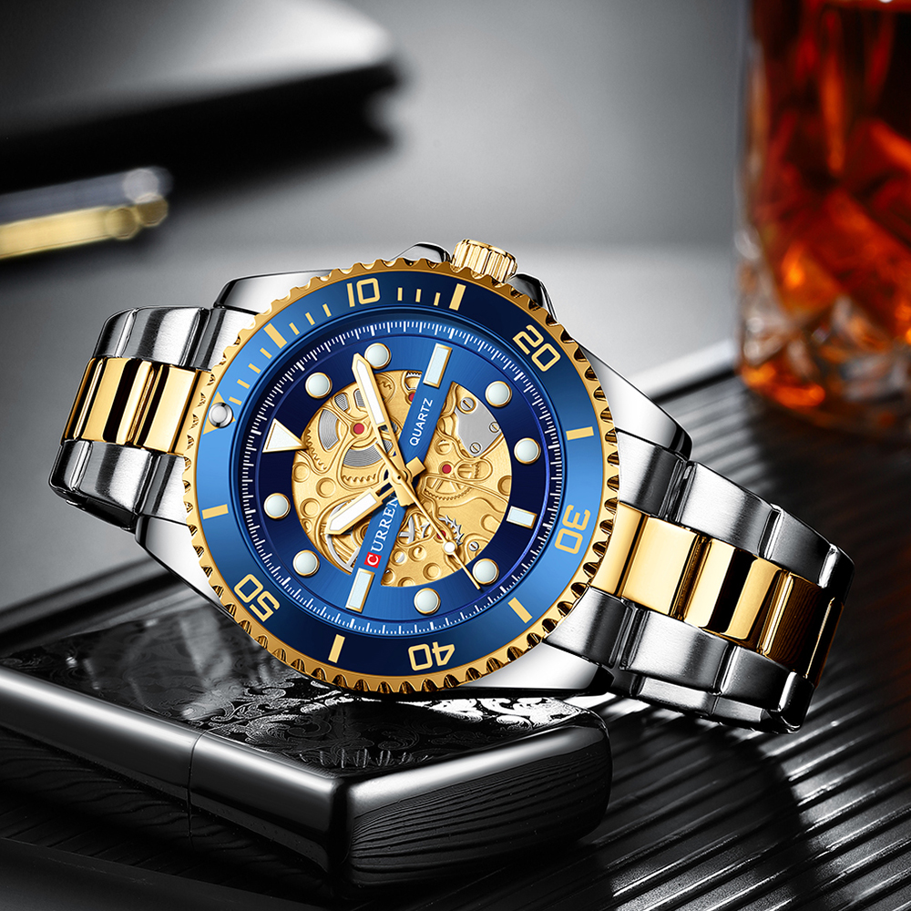 CURREN Watches Imitated Mechan - Smartwatch Guess 리뷰 및 가격