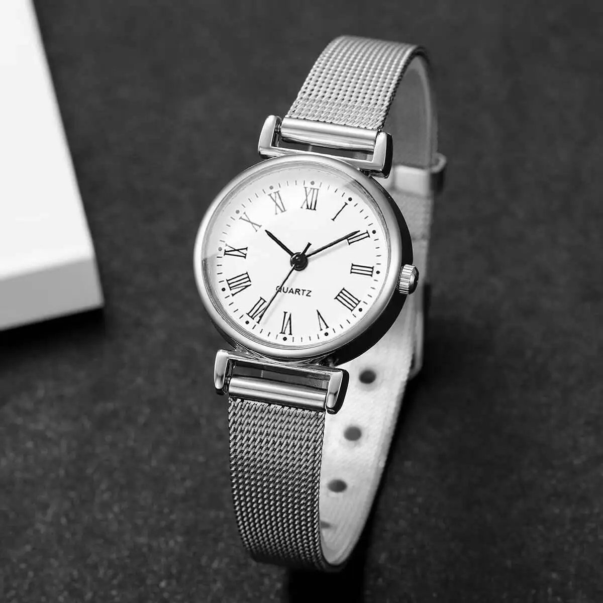 1/2PCS Fashion Women Watches C - Stainless Mesh Band 리뷰 및 가격