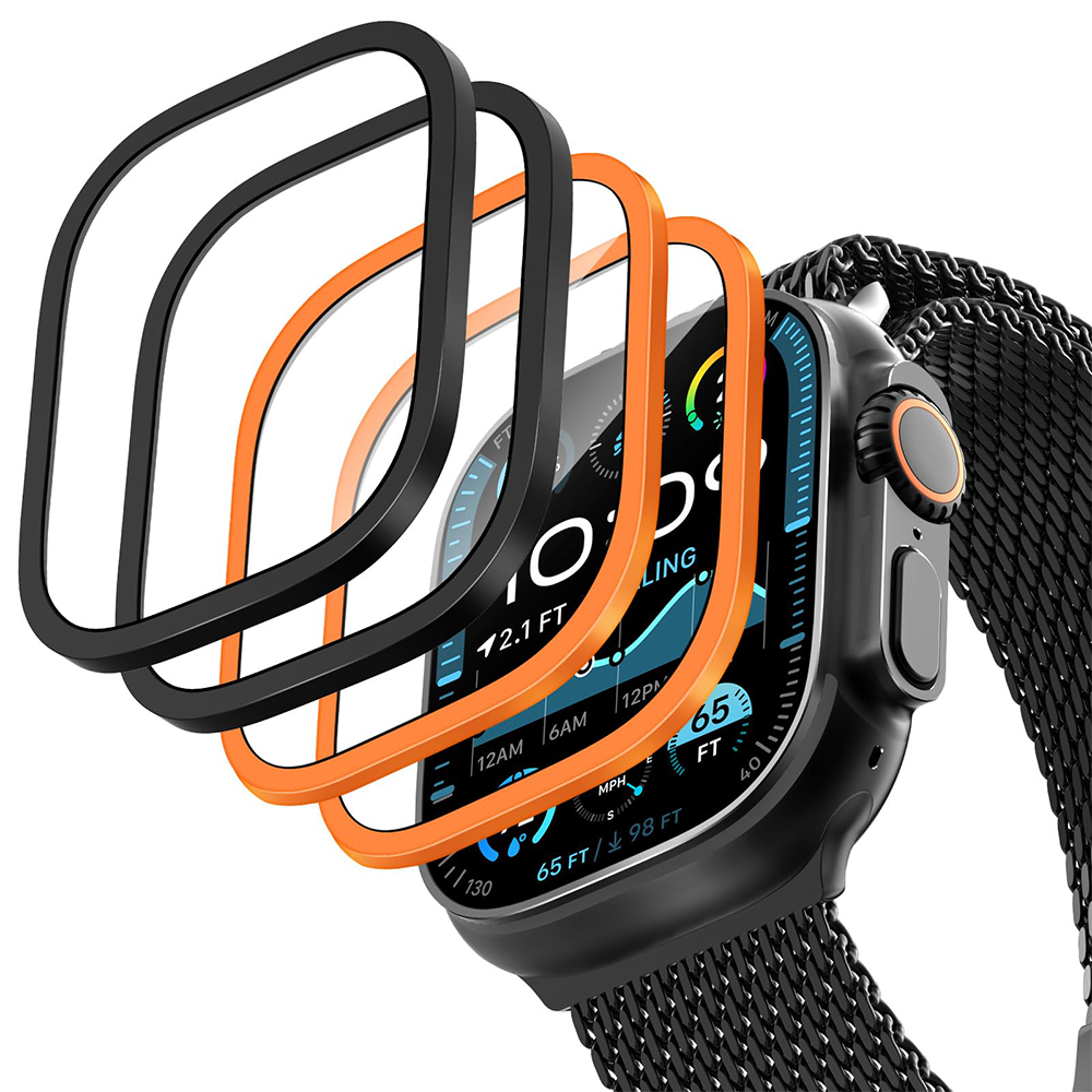 2PCS Titanium Metal Frame for  - Smartwatch Watch Accessories For Women 리뷰 및 가격