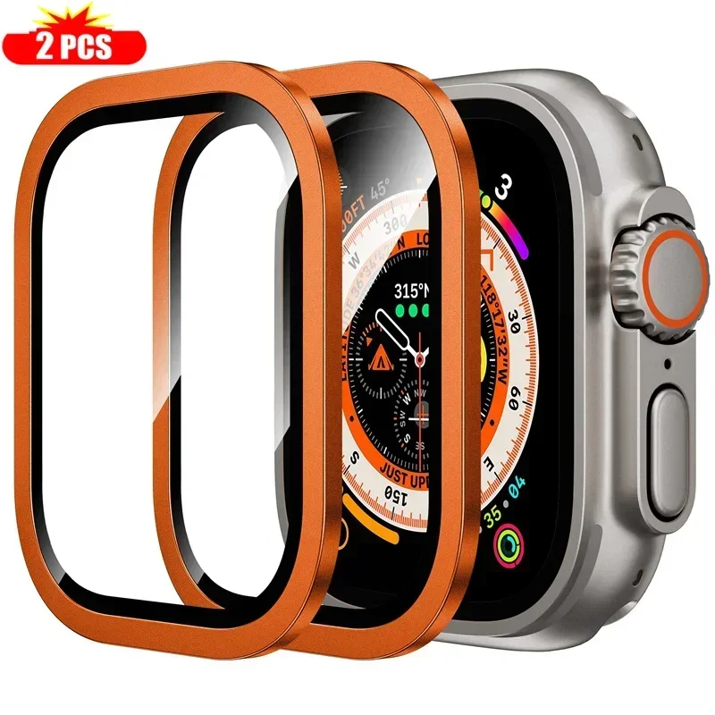 2PCS Titanium Metal Frame for  - Smartwatch Watch Accessories For Women 리뷰 및 가격