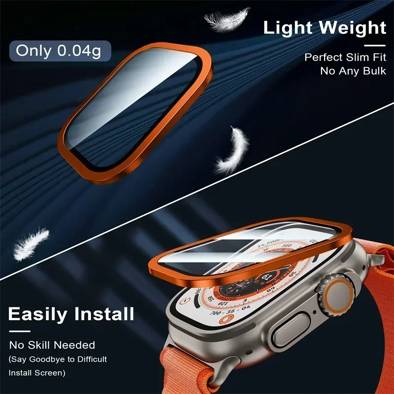 2PCS Titanium Metal Frame for  - Smartwatch Watch Accessories For Women 리뷰 및 가격