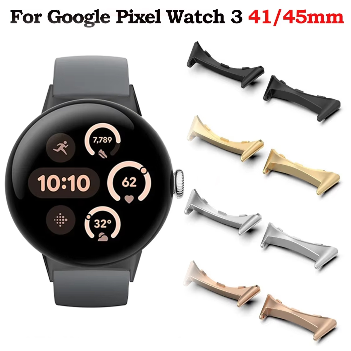 2pcs Watch Strap Connector Ada - Smartwatch Watch Accessories 리뷰 및 가격