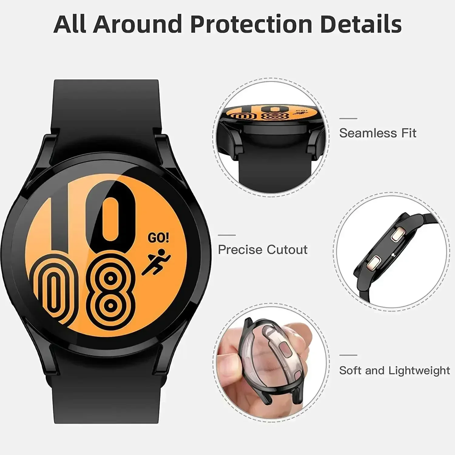 Case for Samsung Galaxy Watch  - Accessories For Galaxy Watch 5 리뷰 및 가격
