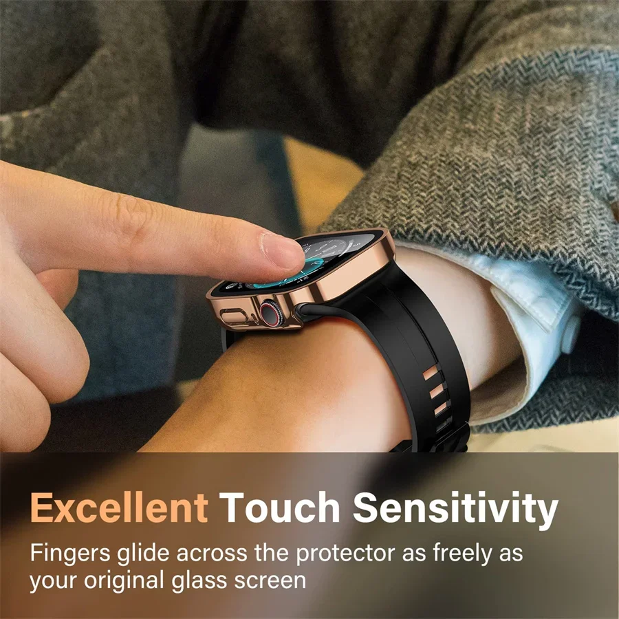 Glass+cover For Apple Watch ca - Smartwatch Watch Accessories For Women 리뷰 및 가격
