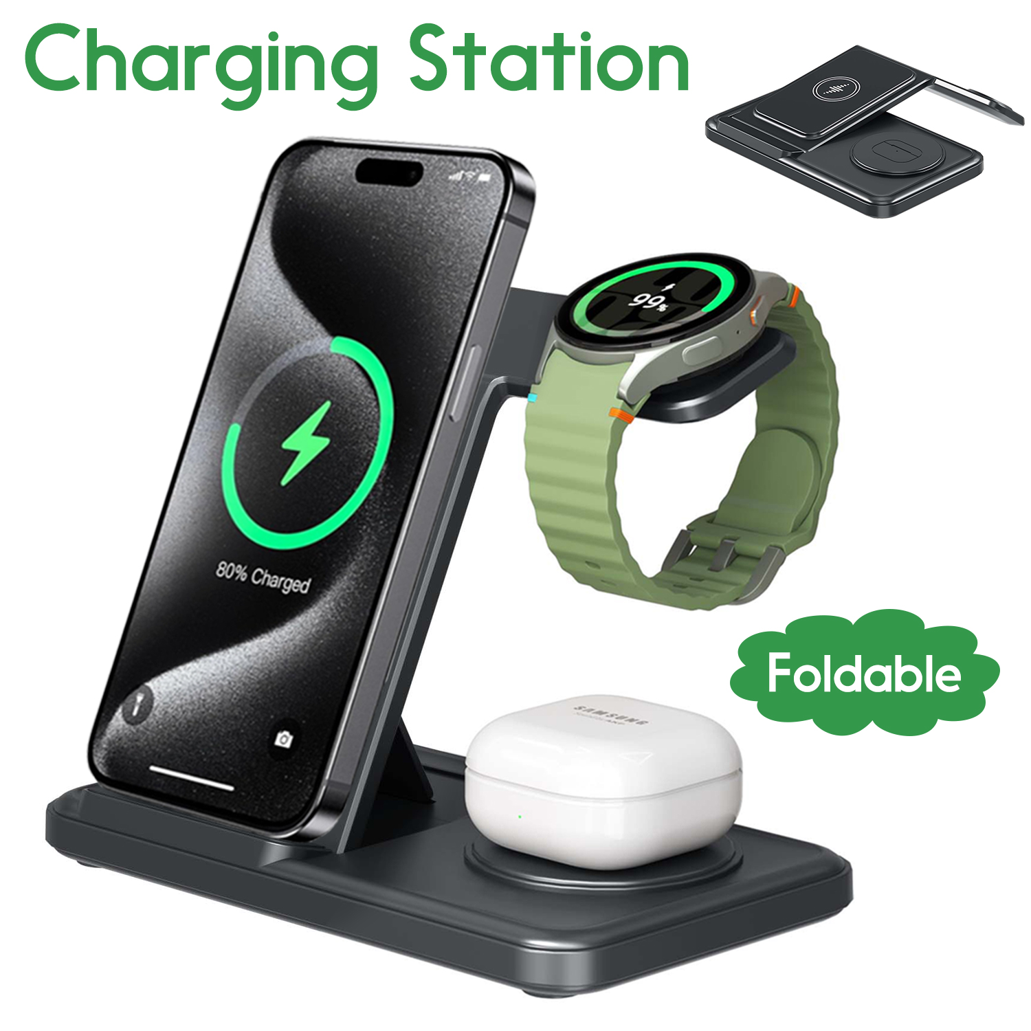 Desktop 3-in-1 Wireless Charge - Smartwatch Ac 리뷰 및 가격