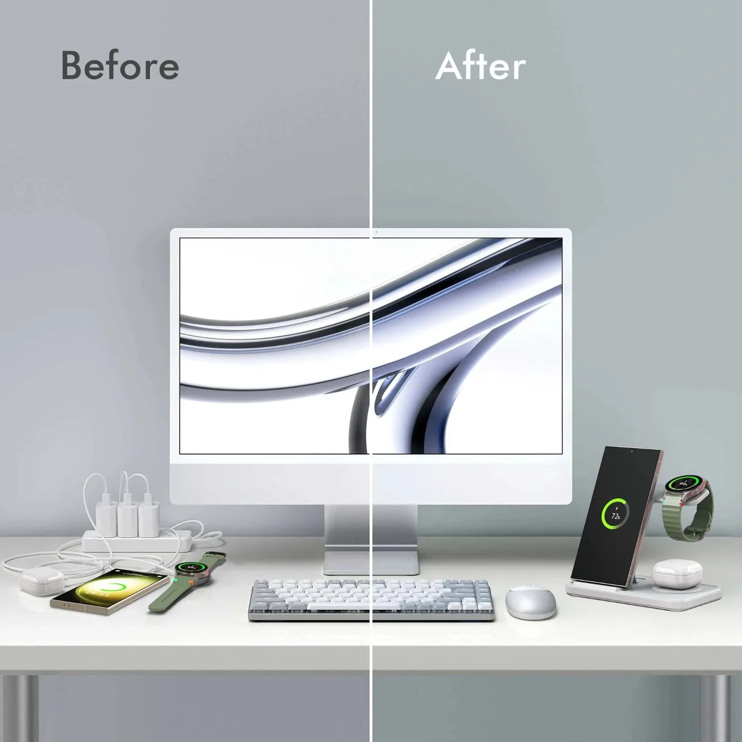 Desktop 3-in-1 Wireless Charge - Smartwatch Ac 리뷰 및 가격
