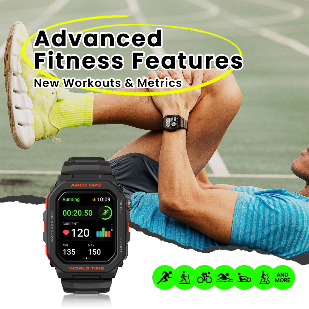 New Zeblaze Ares GPS Smart Wat - Smartwatch X 리뷰 및 가격