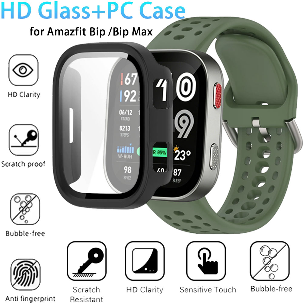 HD Glass+PC Case for Amazfit B - Amazfit Smartwatch Accessories 리뷰 및 가격