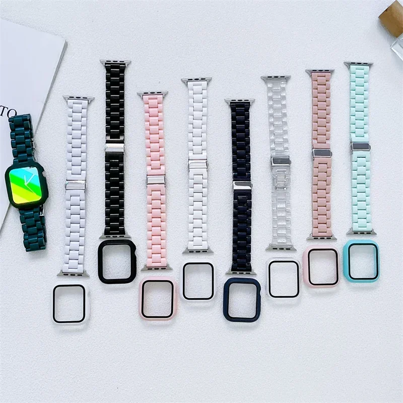 Watch strap+Case+glass For app - Smartwatch Watch Accessories For Women 리뷰 및 가격