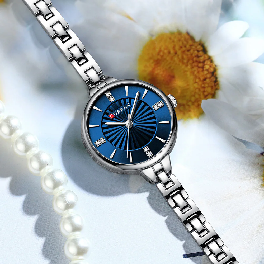 CURREN 9097 Women's Casual Qua - Smartwatch Guess 리뷰 및 가격