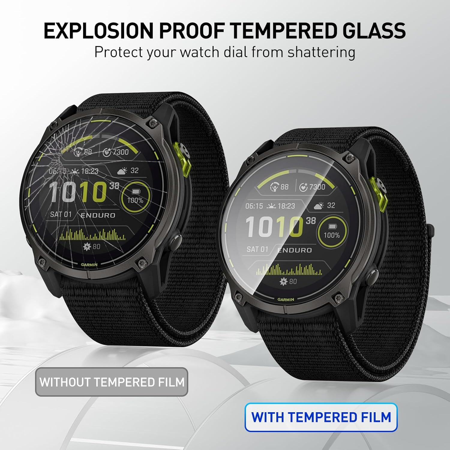 Tempered Glass Films For Garmi - Watch Face Protector 리뷰 및 가격