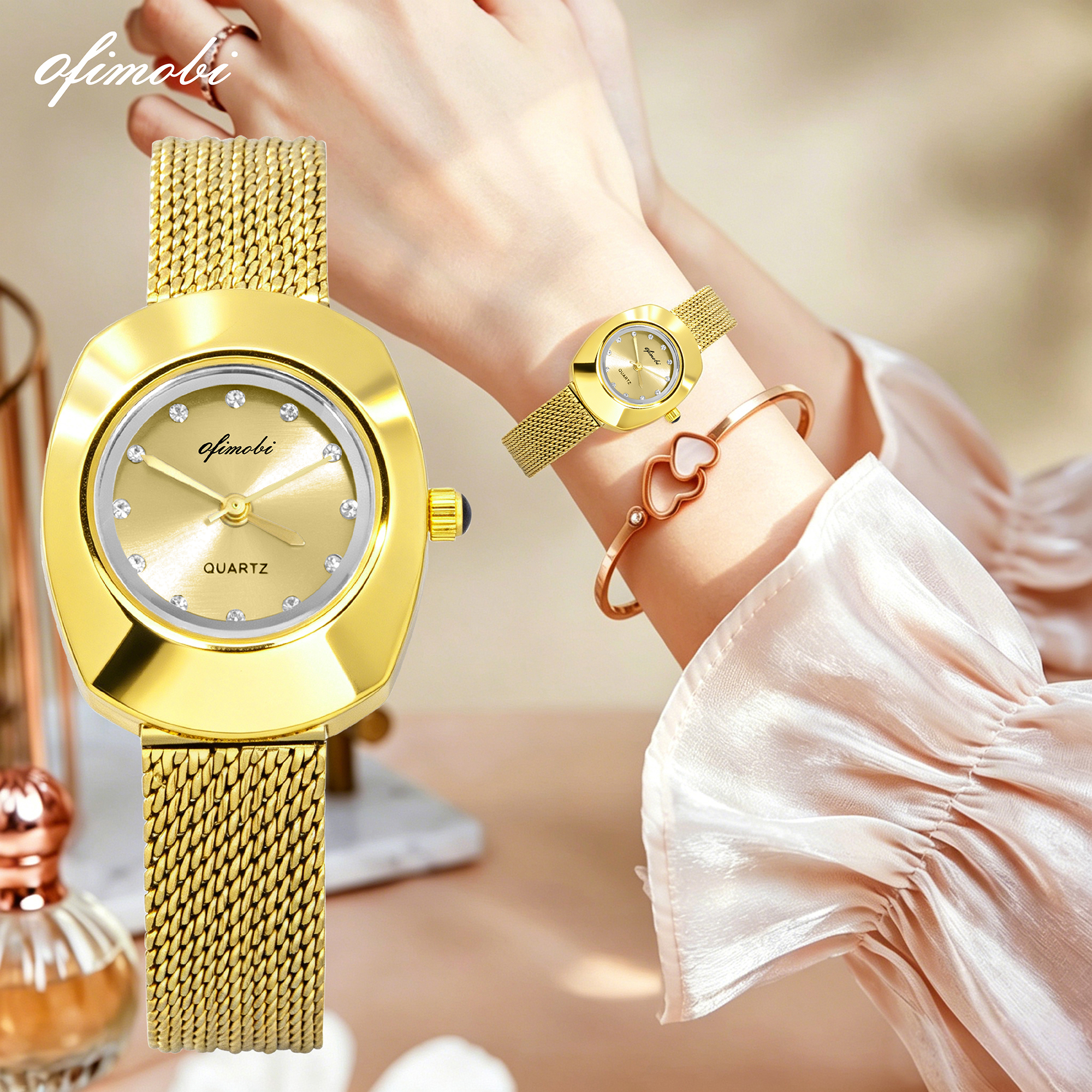 OFIMOBI Women Quartz Watch Sta - Stainless Mesh Band 리뷰 및 가격