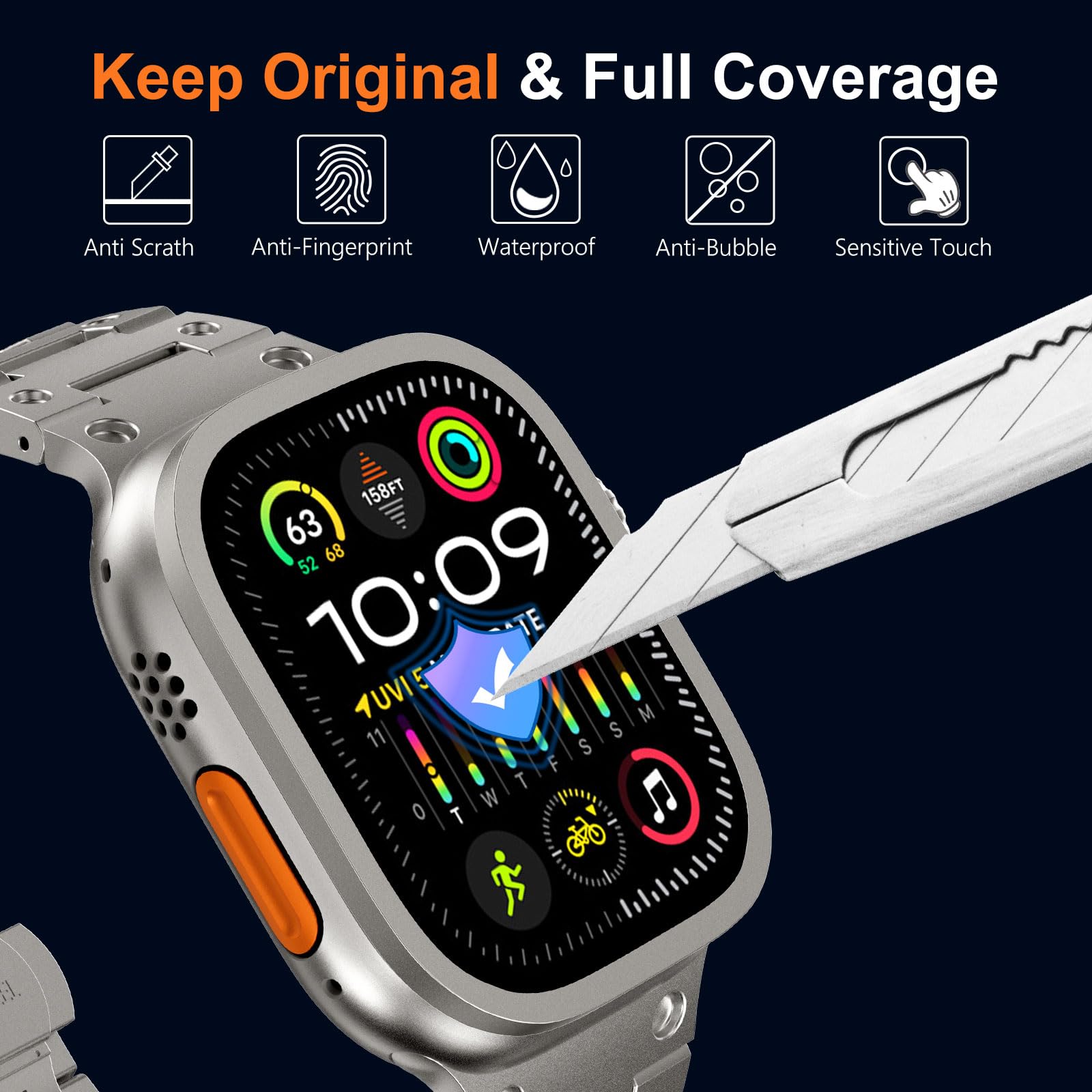 Tempered Glass for Apple Watch - Smartwatch Watch Accessories For Women 리뷰 및 가격