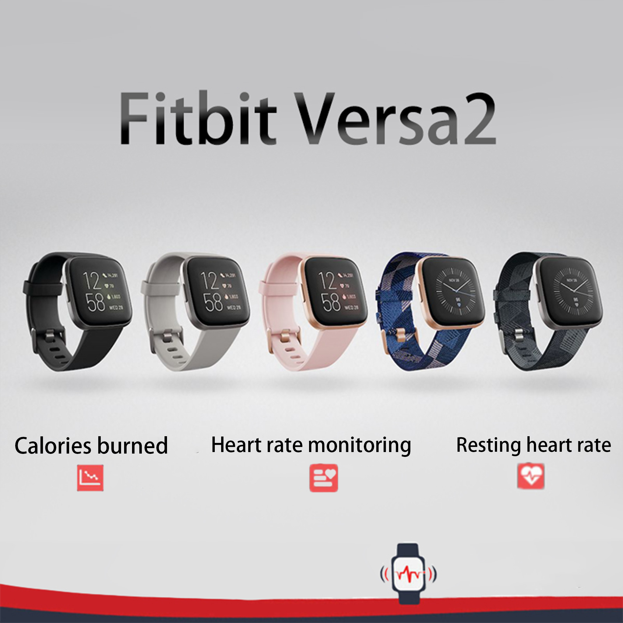 Fitbit Versa 2 Health and Fitn - Smartwatch X 리뷰 및 가격
