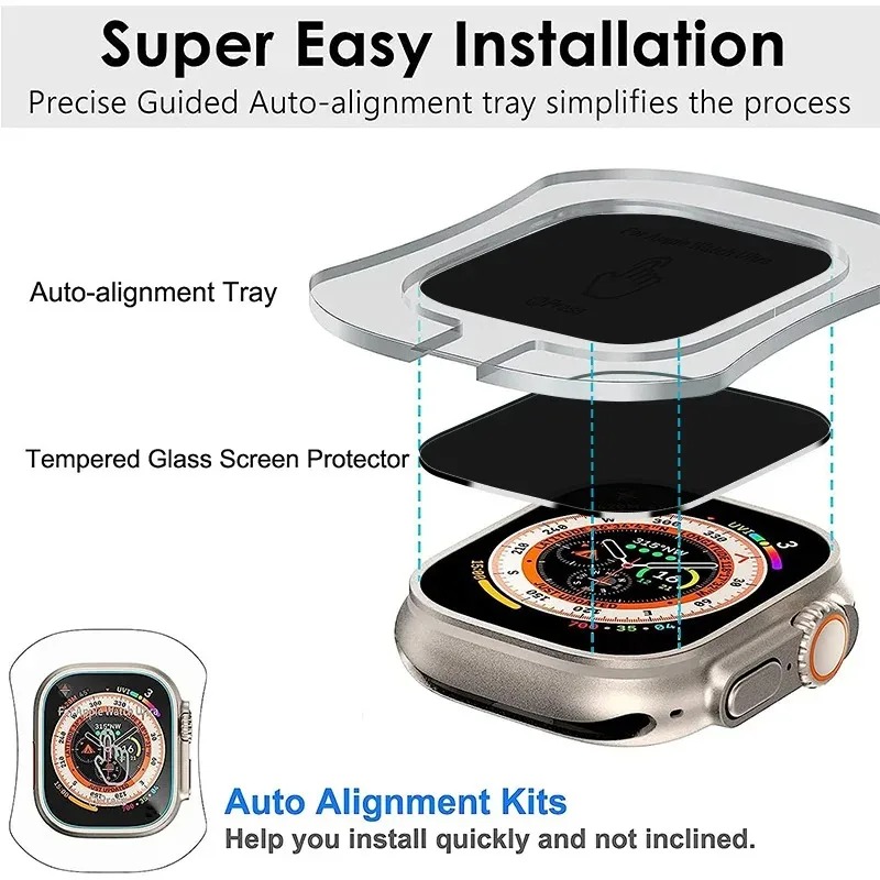 Tempered Glass for Apple Watch - Watch Face Protector 리뷰 및 가격