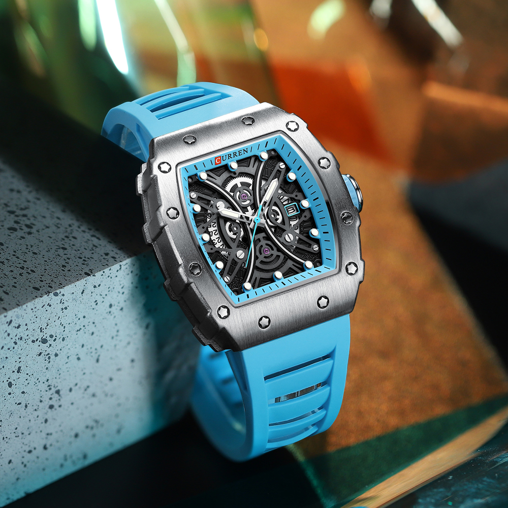 CURREN Men 3D Watch Top Brand  - Smartwatch Guess 리뷰 및 가격
