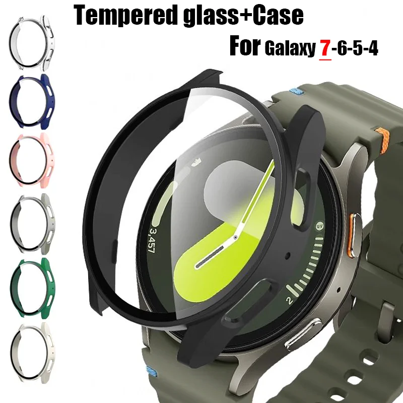 Tempered Glass+Case for Samsun - Accessories For Galaxy Watch 5 리뷰 및 가격