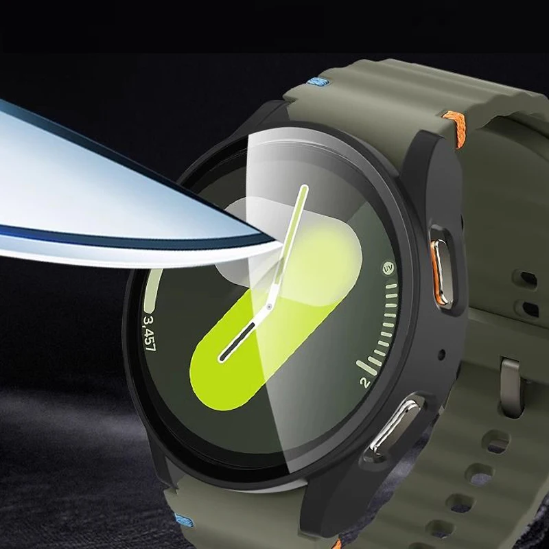 Tempered Glass+Case for Samsun - Accessories For Galaxy Watch 5 리뷰 및 가격