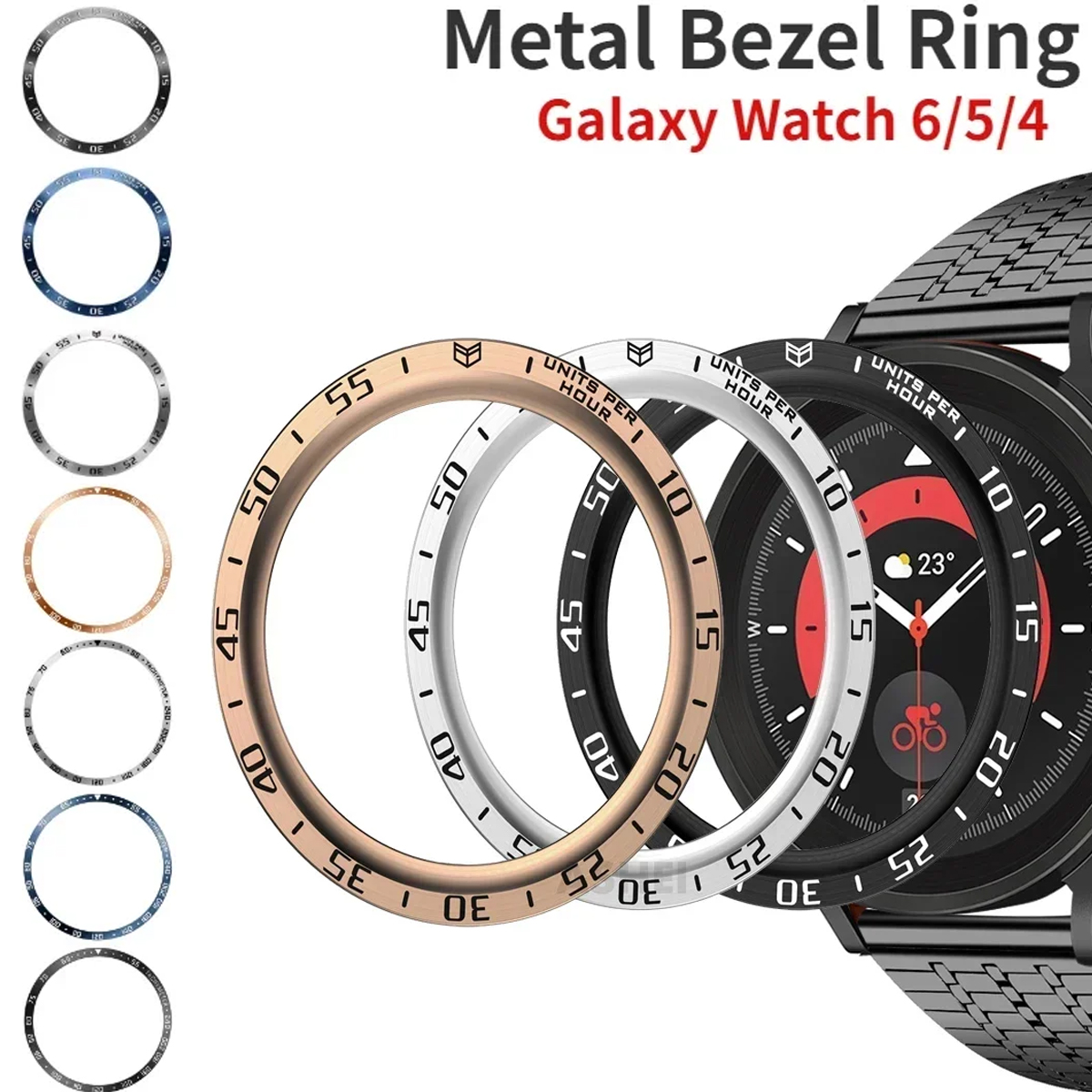 HOT Metal Bezel Ring For Samsu - Smartwatch Band Accessories 리뷰 및 가격