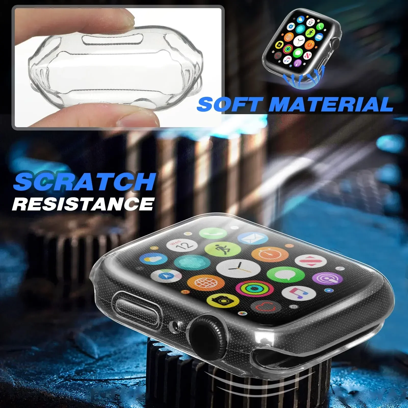 Cover For Apple Watch Case 44m - Smartwatch Watch Accessories For Women 리뷰 및 가격