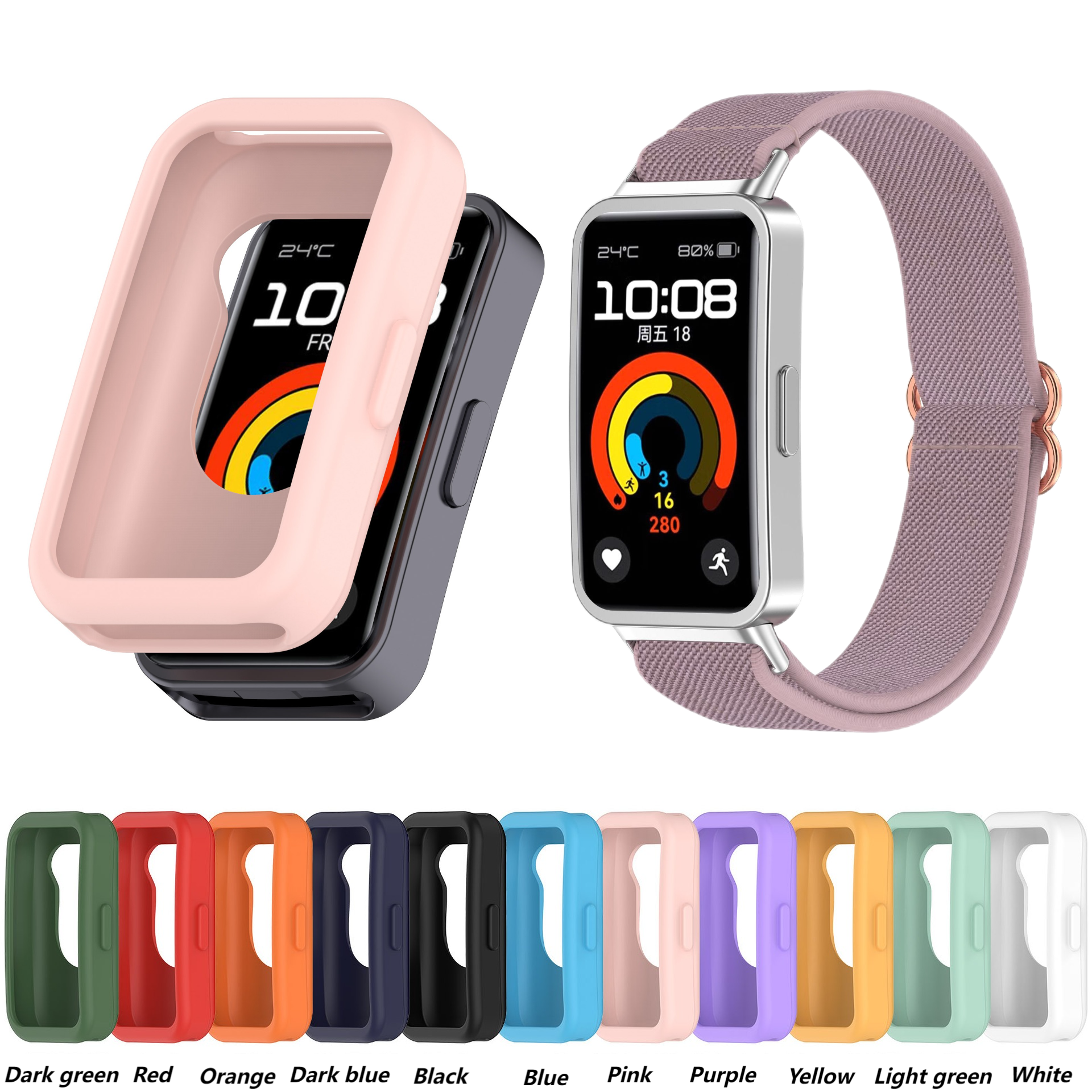 Silicone case For Huawei band  - Sport Loop Strap 리뷰 및 가격