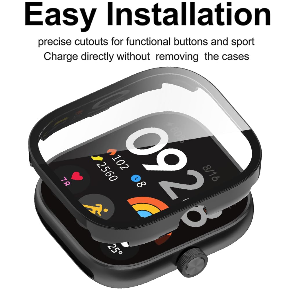 Tempered Glass+Case For Xiaomi - Smartwatch Watch Accessories For Women 리뷰 및 가격