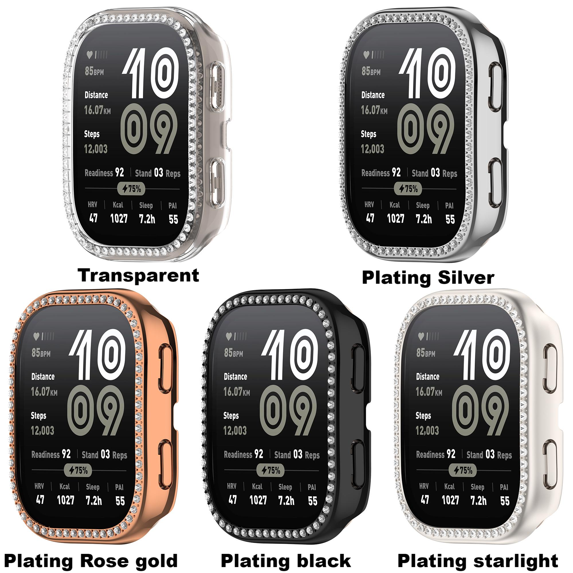 Single-row diamond case For Am - Amazfit Smartwatch Accessories 리뷰 및 가격
