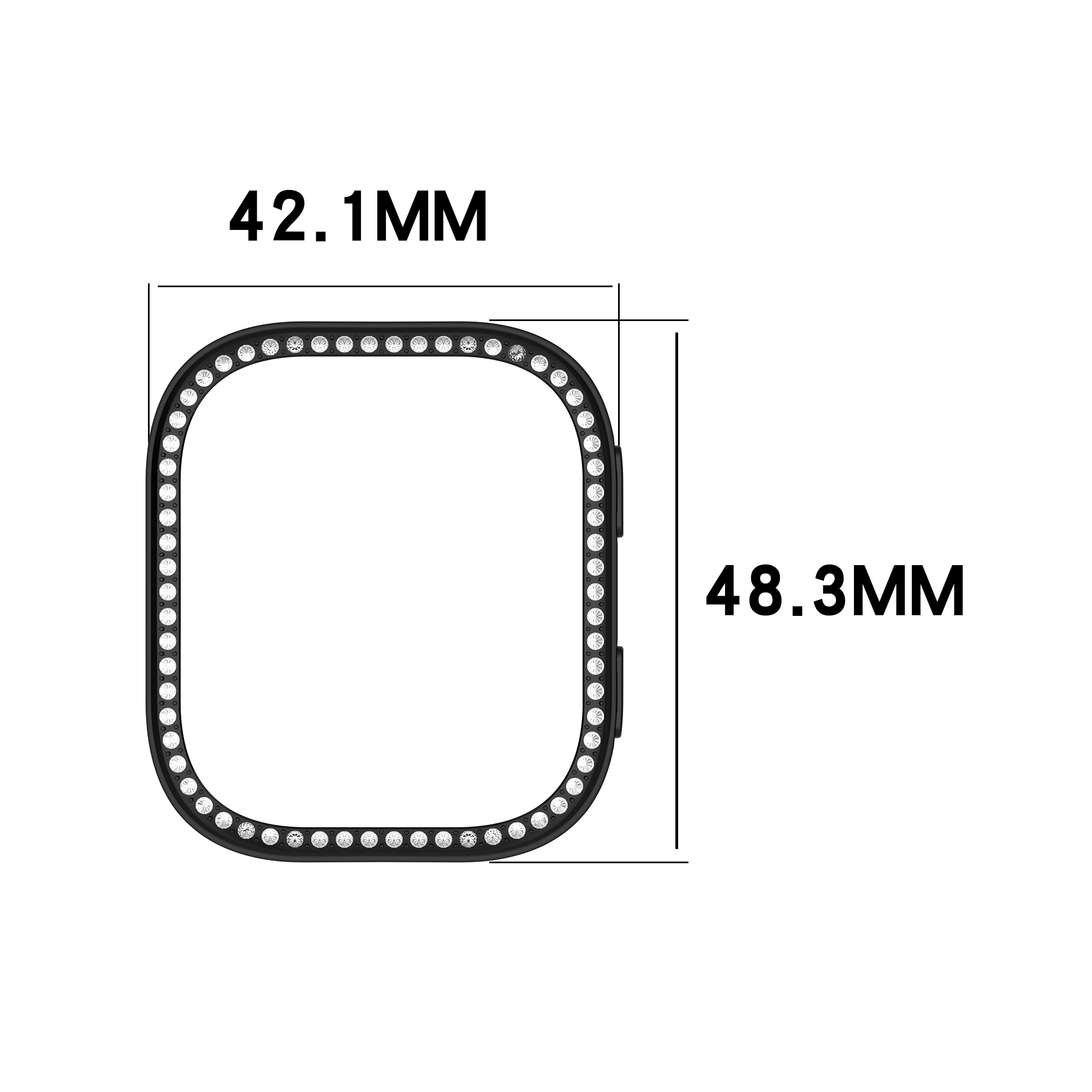 Single-row diamond case For Am - Amazfit Smartwatch Accessories 리뷰 및 가격
