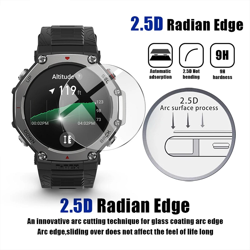 Tempered Glass for Amazfit T R - Amazfit Smartwatch Accessories 리뷰 및 가격
