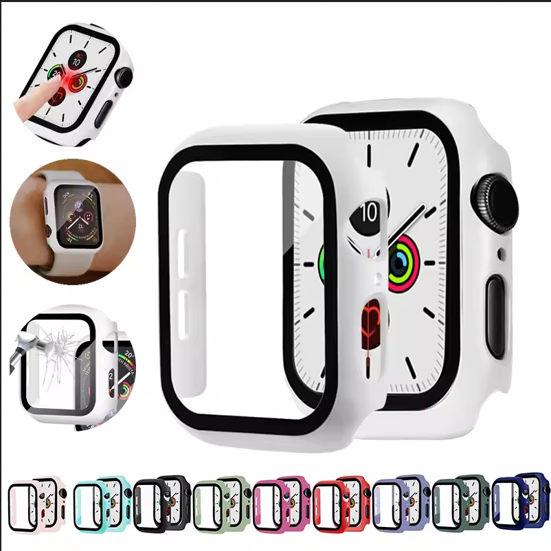 Tempered Glass+Cover For Apple - Smartwatch Case 리뷰 및 가격
