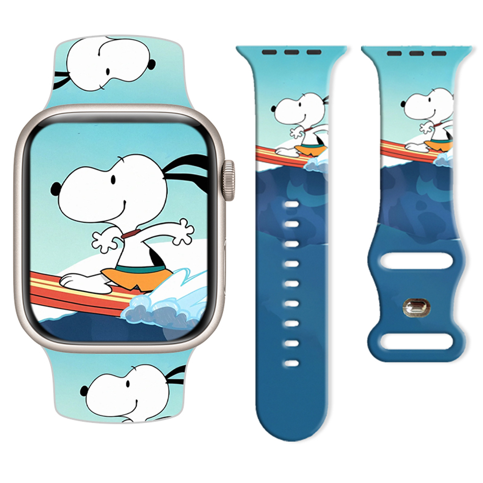 Beach Snoopy Printed Strap for - Sport Loop Strap 리뷰 및 가격