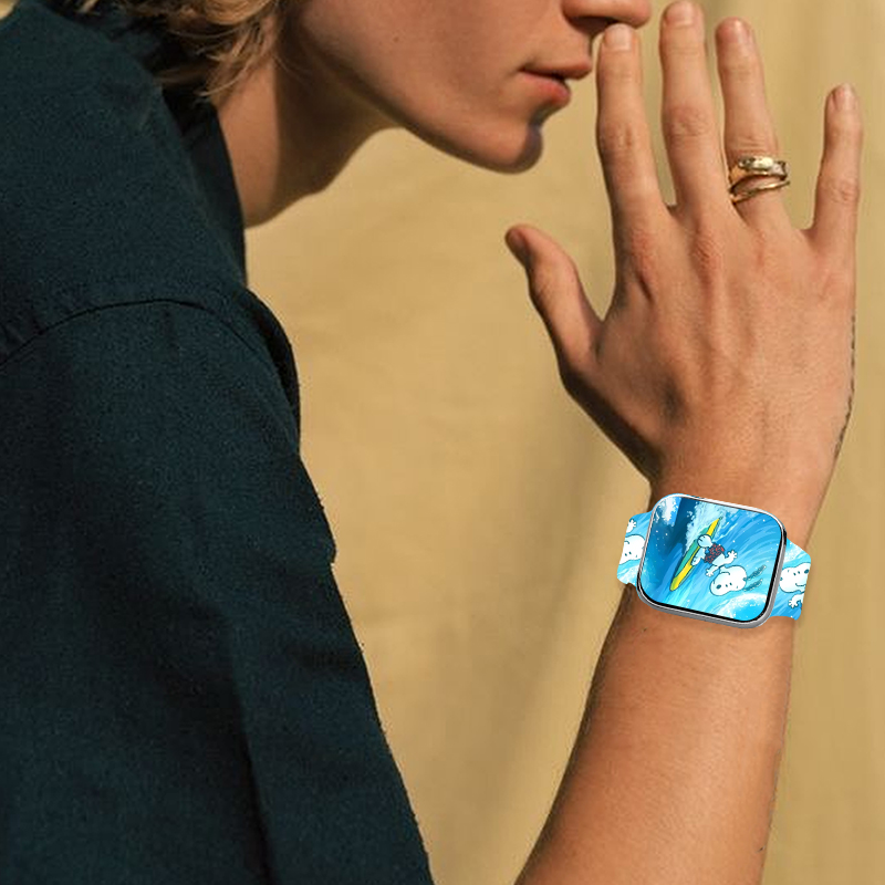 Beach Snoopy Printed Strap for - Sport Loop Strap 리뷰 및 가격