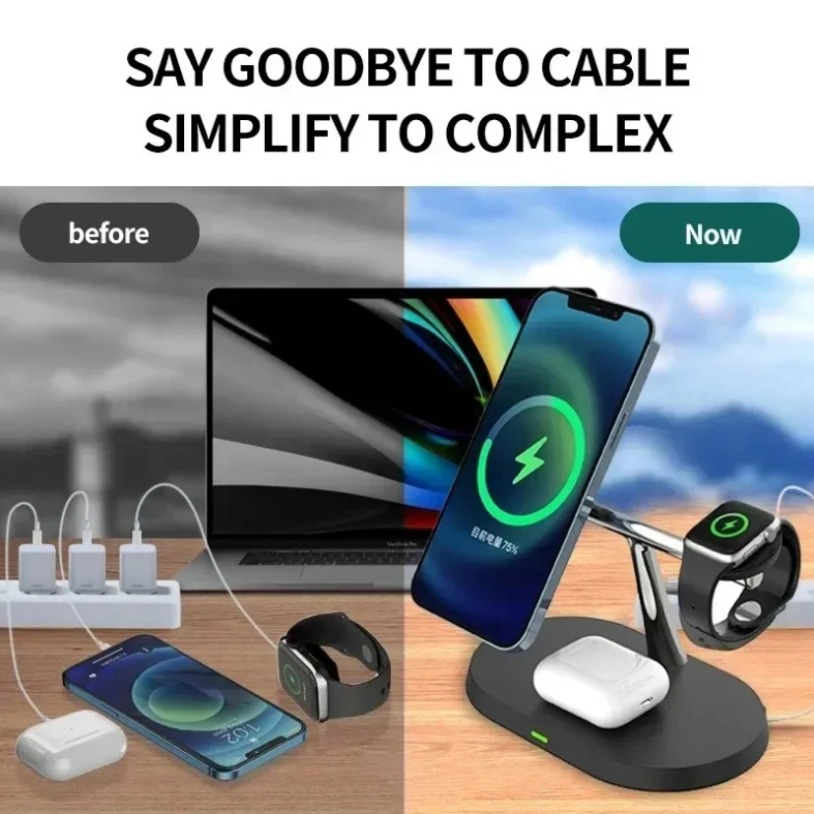 3 In 1 Opansten Magnetic Wirel - Smartwatch Ac 리뷰 및 가격
