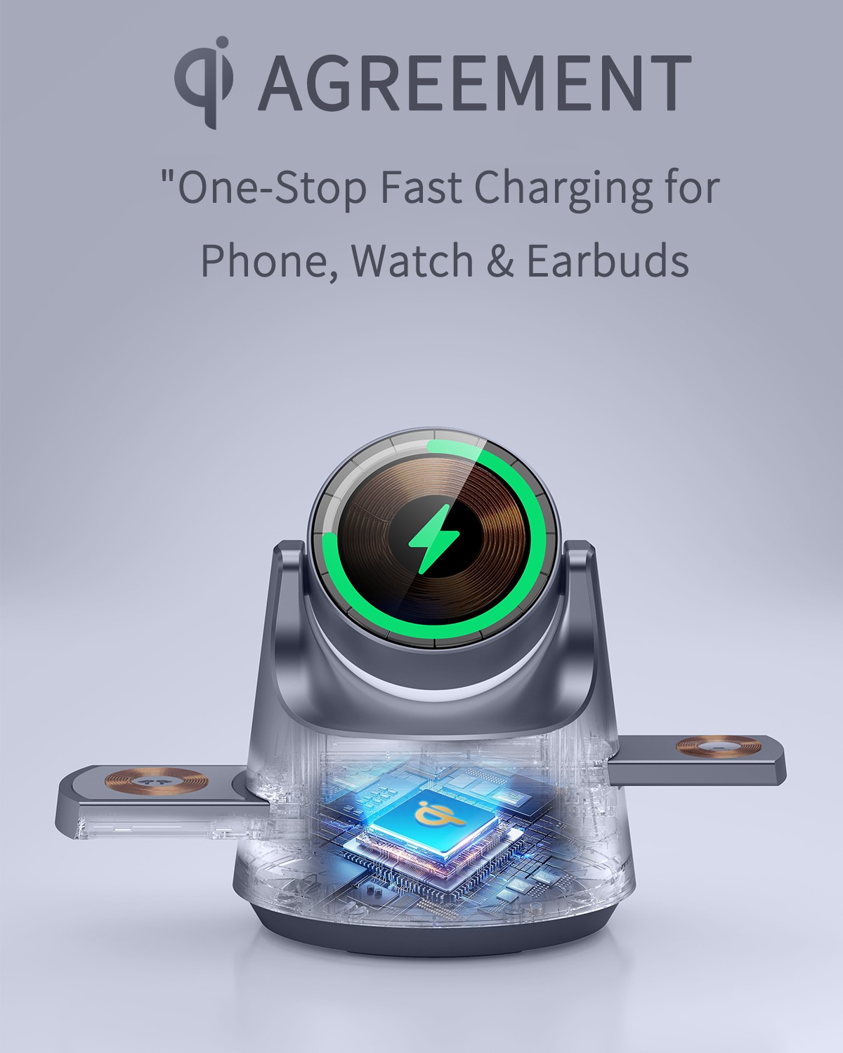 New 4 in 1 15W Wireless Charge - Smartwatch Headset 리뷰 및 가격