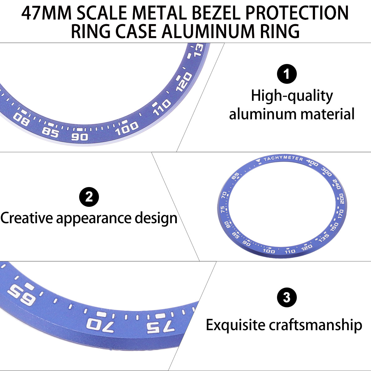 47Mm Metal Watch Case Ring for - Smartwatch Case 리뷰 및 가격
