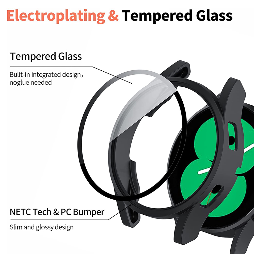 Tempered Glass+ PC Cover for S - Accessories For Galaxy Watch 5 리뷰 및 가격