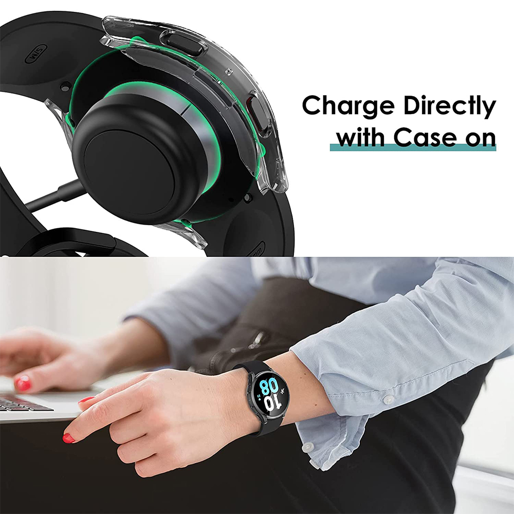 Tempered Glass+ PC Cover for S - Accessories For Galaxy Watch 5 리뷰 및 가격