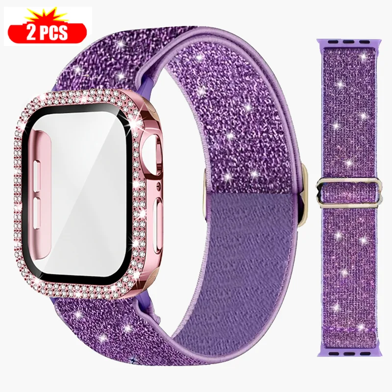 Band+Case for Apple Watch 45mm - Smartwatch Watch Accessories For Women 리뷰 및 가격