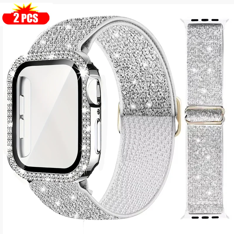 Band+Case for Apple Watch 45mm - Smartwatch Watch Accessories For Women 리뷰 및 가격