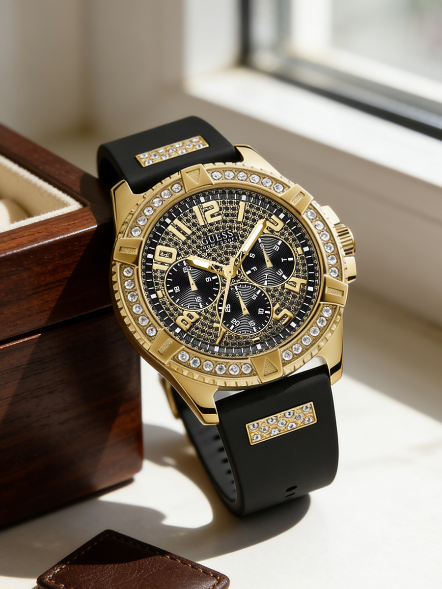 GUESS W1132G1 Mens Watch Front - Smartwatch Guess 리뷰 및 가격