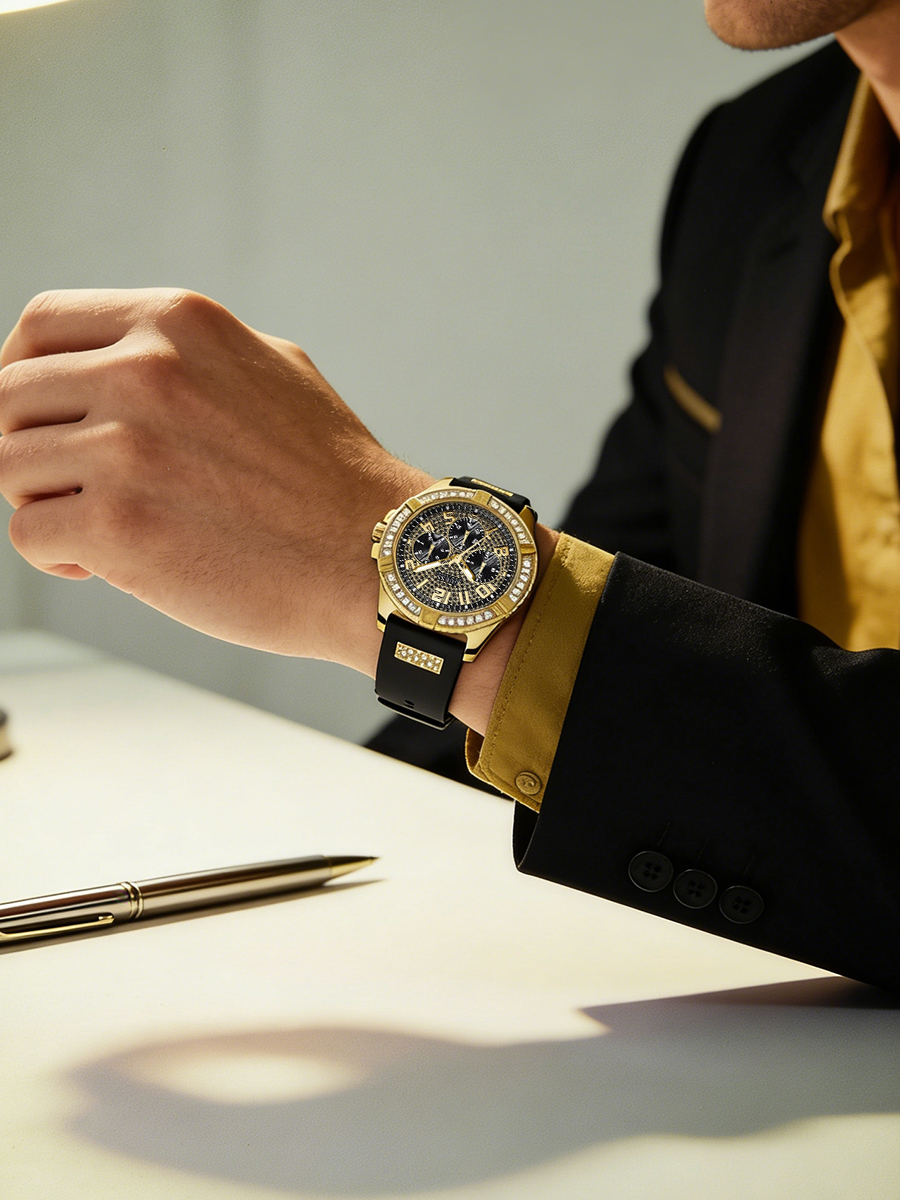 GUESS W1132G1 Mens Watch Front - Smartwatch Guess 리뷰 및 가격