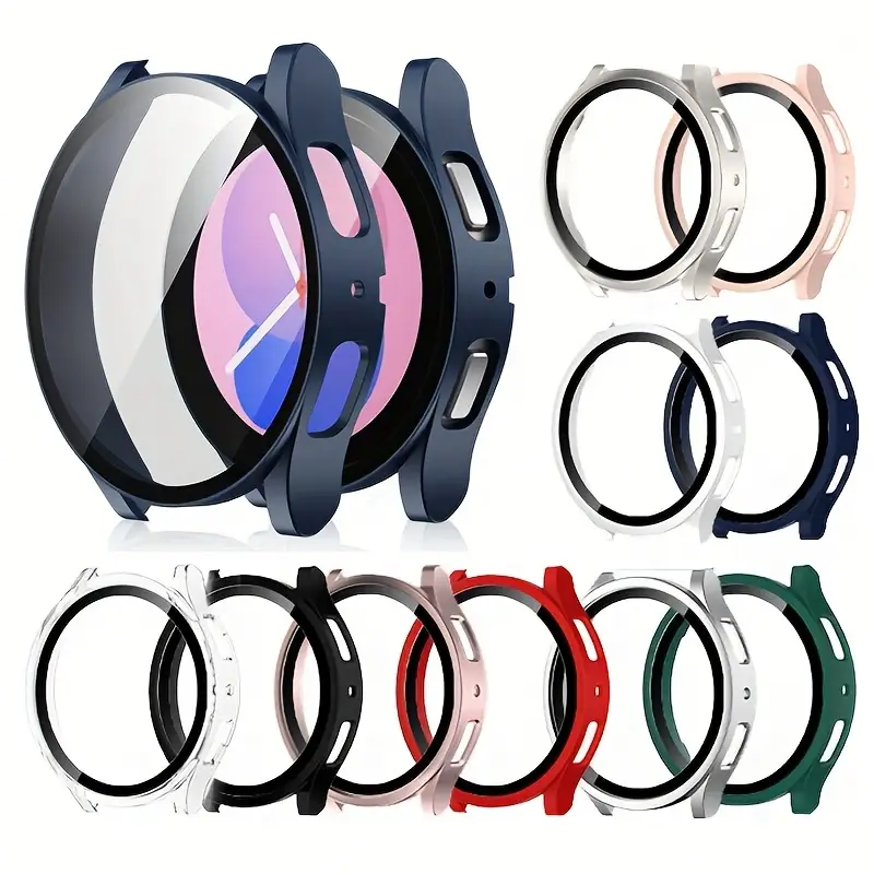 PC Case+Tempered Glass for Sam - Accessories For Galaxy Watch 5 리뷰 및 가격