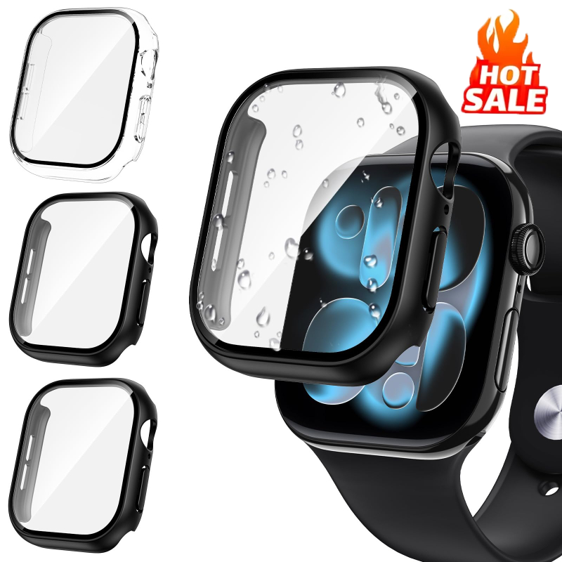 3pcs Glass+Cover For Apple Wat - Smartwatch Band Accessories 리뷰 및 가격
