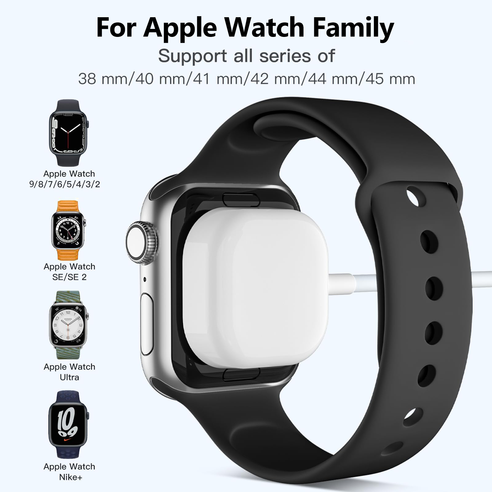 2 in 1 Magnetic Wireless USB A - Watch Charger Cable 리뷰 및 가격