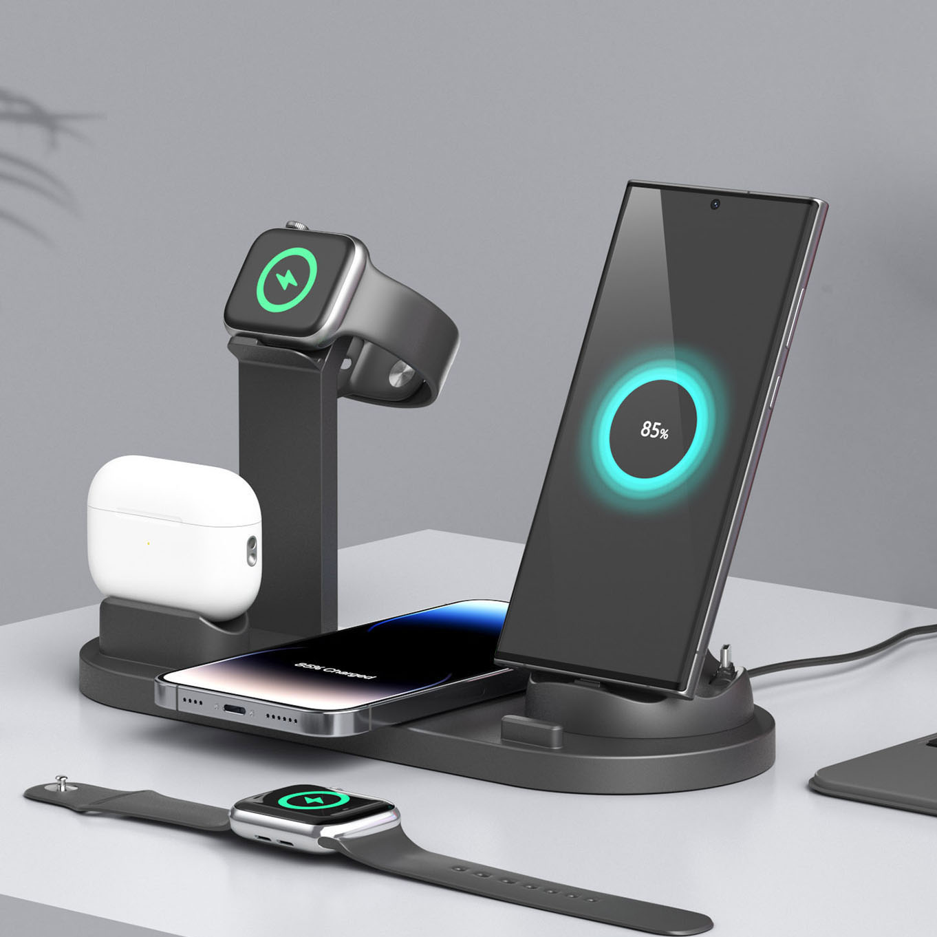 7 in 1 Wireless Chargers Stand - Watch Charger Cable 리뷰 및 가격