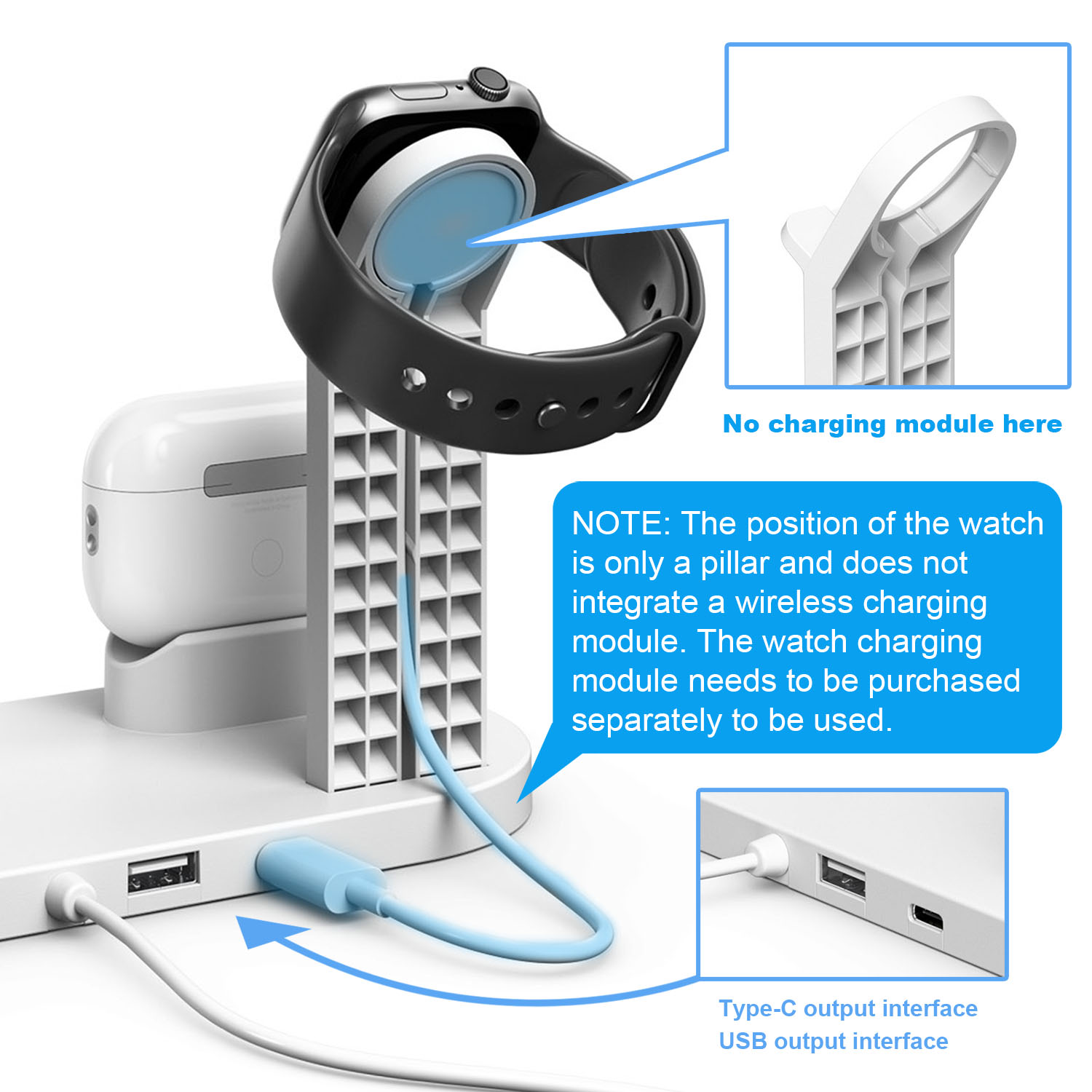7 in 1 Wireless Chargers Stand - Watch Charger Cable 리뷰 및 가격